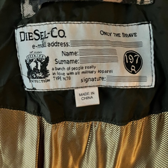 Diesel Co quilted bomber jacket - Picture 2 of 5